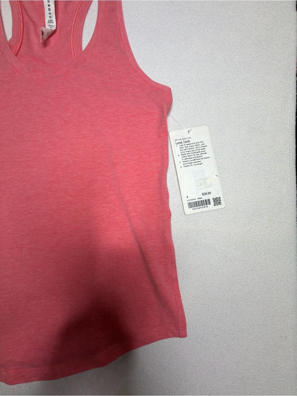Lululemon Love Tank Top•Heathered Raspberry Cream - Picture 10 of 12